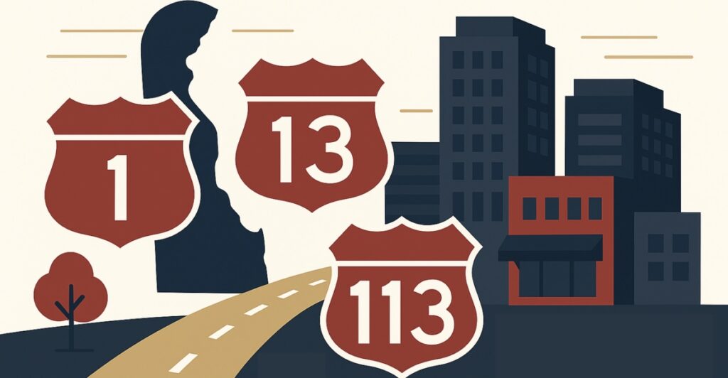 State Routes 1, 13, and 113 go beyond convenience - they influence commercial growth patterns, property demand, and development opportunities across Delaware