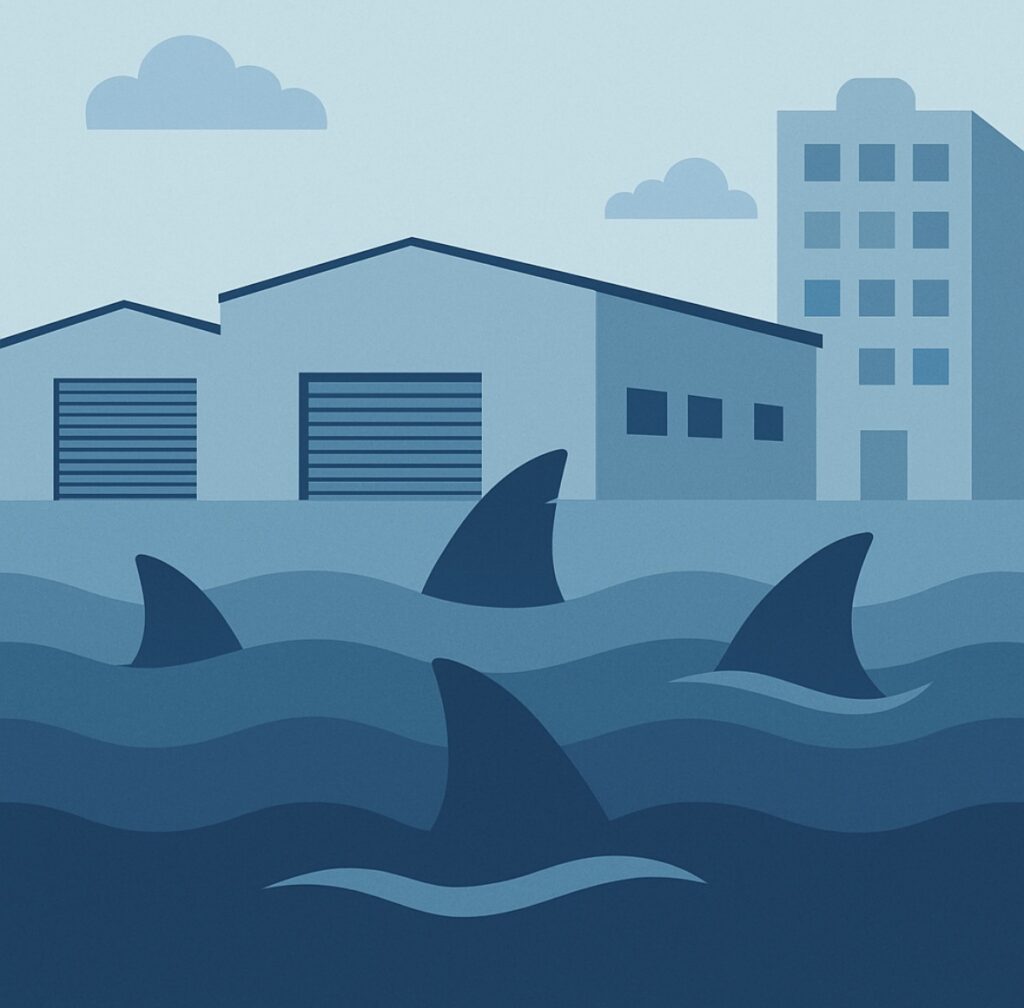 Bite Big This Shark Week with Keith Walpole Group, R&R Commercial Realty — explore commercial listings worth diving into across coastal Delaware and beyond.